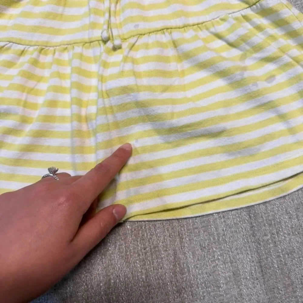 Old Navy 3T Girls Skorts Yellow Green